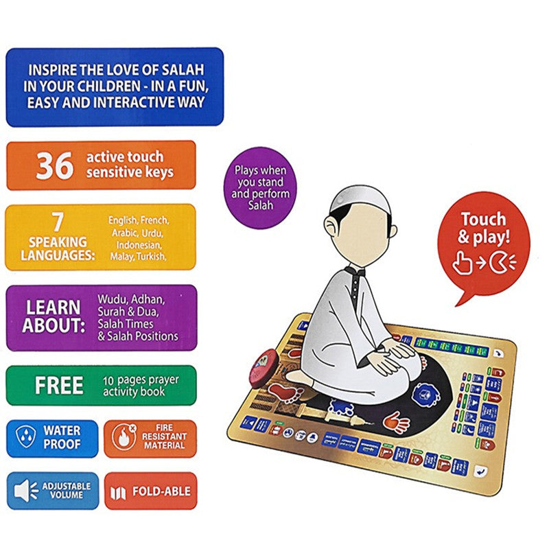 Interactive Islamic Prayer Mat for Children
